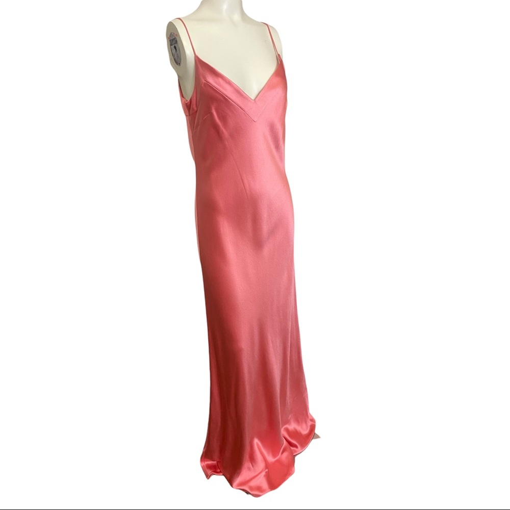 Tom & Linda Platt Pink Slip Dress